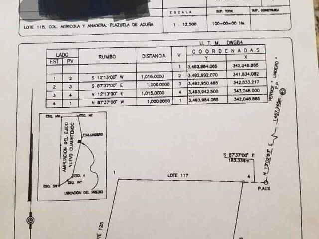 #108 - Terreno para Venta en Juárez - CH