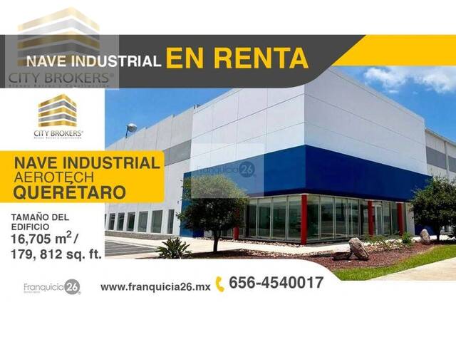 #167 - Bodega para Renta en Querétaro - QT